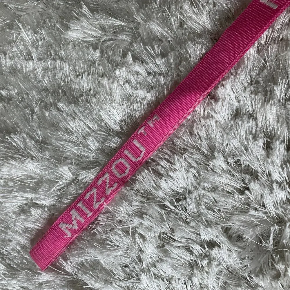 Pink Mizzou Key ID Lanyard